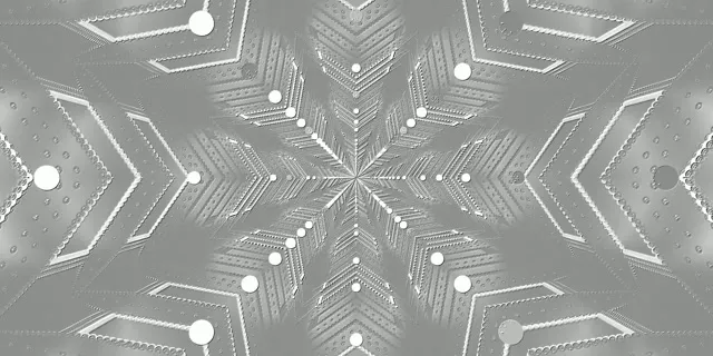 Fedha Fleki ya Theluji Neon Tunnel 2:1 Univisium 60fps Hifadhi Skrini PC Vj Loop