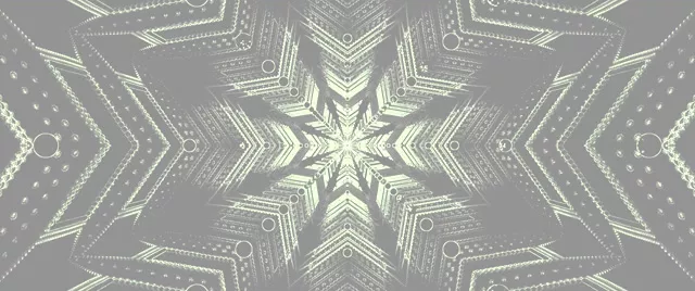 Strieborná Snehová Vločka Neon Tunnel Šetrič Obrazovky 60fps 2.39:1 Cinemascope VJ Loop