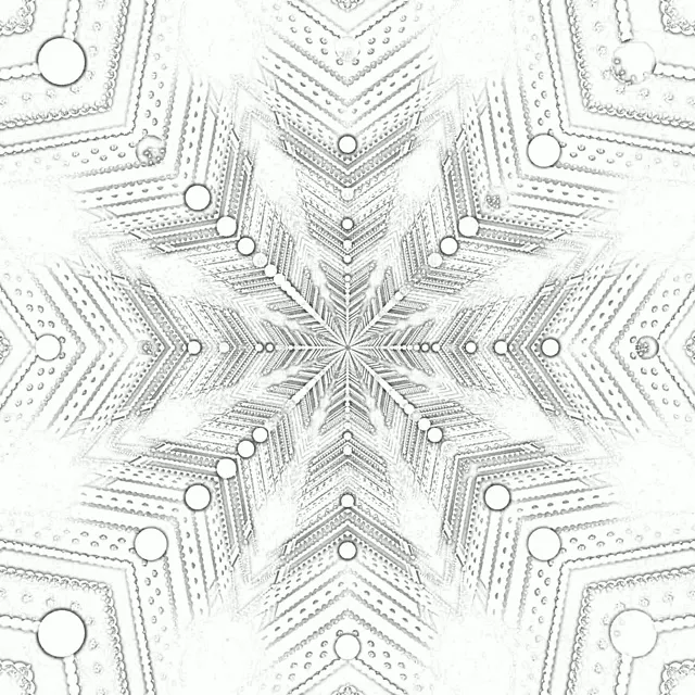 Snowflake Neon Tunnel Screensaver 1:1 Square 60fps Vj Loop
