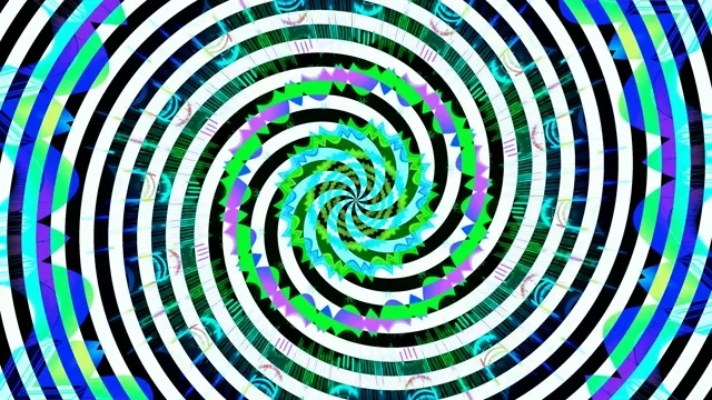 Spiral VJ Loop 4K UHD 60FPS Screensaver Animation