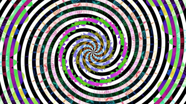 Spiral VJ Loop 4K UHD 60FPS Screensaver