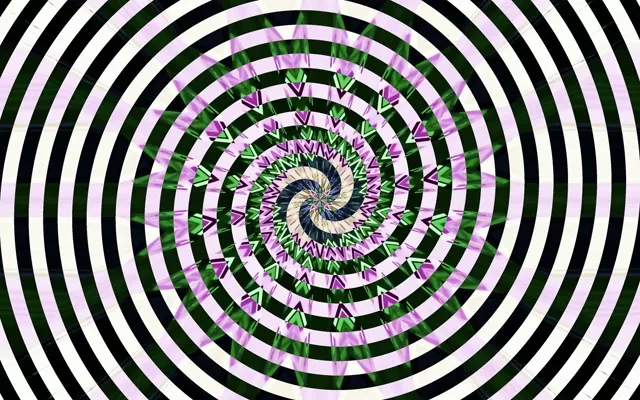 Spiraling Neon Tunnel VJ Loop 60fps 16:10 Macbook Screensaver