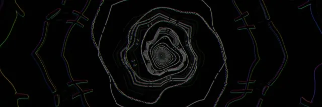 Spiraling Octagon Vortex VJ Loop 60fps 3:1 Screensaver