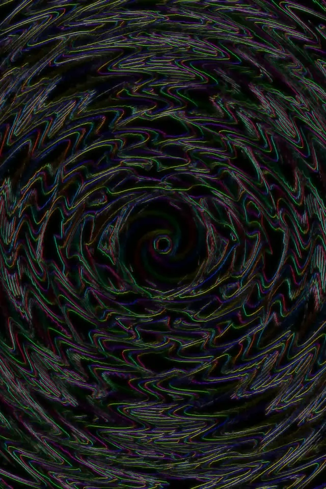 Spiraling Vortex 60fps 2:3 Portrait Screensaver Loop