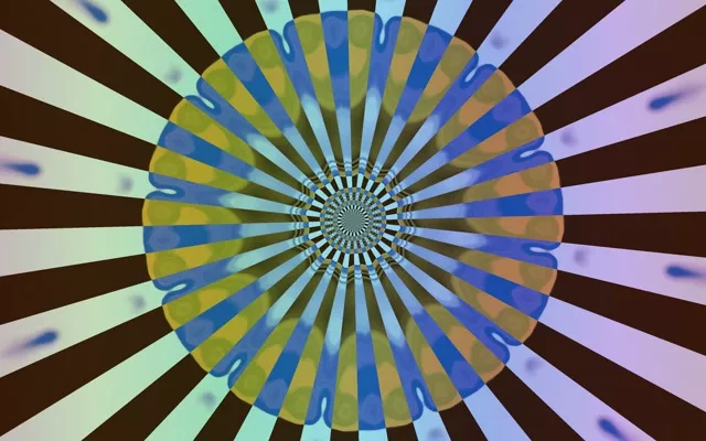 霓虹隧道万花筒爆发 VJ Loop 60fps 16:10 MacBook 屏保