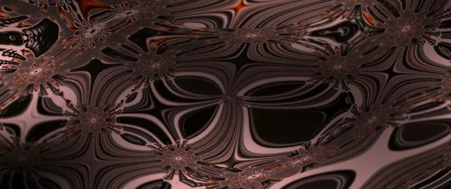 Swirling Copper Vortex Neon Tunnel VJ Loop 60fps 2.39:1 Screensaver