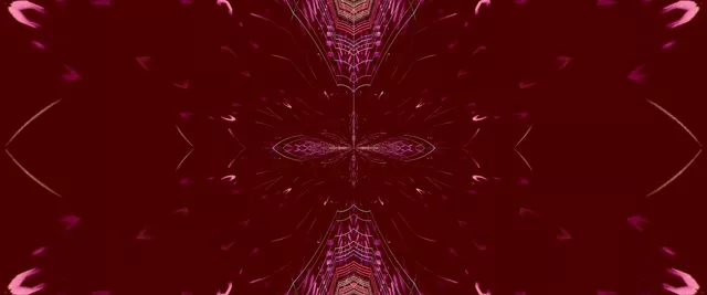 Symmetrical Magenta Neon Tunnel | VJ Loop 60fps Screensaver 2.39:1