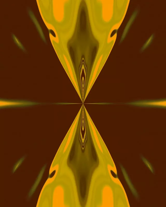 সিমেট্রিকাল হলুদ নিয়ন টানেল VJLoops 4:5 ইনস্টাগ্রাম 60fps স্ক্রিনসেভার