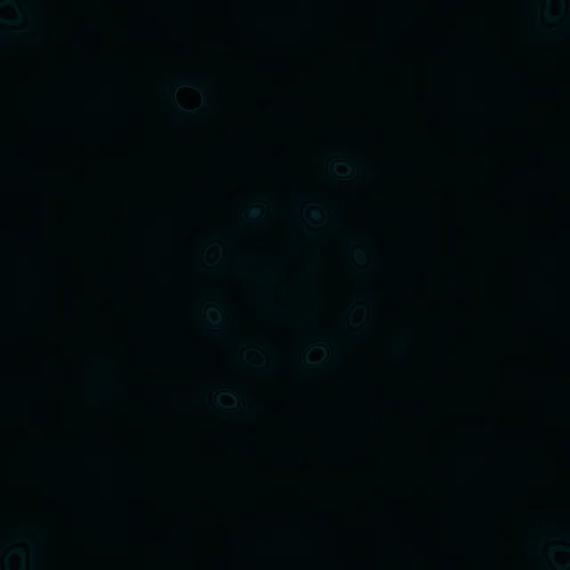 Neon Tunnel Turkis Fraktal Mandala Vj Loop 1:1 Kvadrat 60fps Pauseskærm