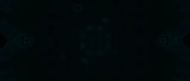 อุโมงค์นีออน แฟร็กทัลอินทรีย์ฟ้าเขียว 21:9 Ultrawide 60fps สกรีนเซฟเวอร์ VJ Loop