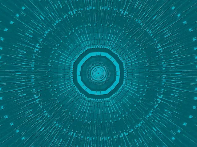 টিল অক্টাগন নিয়ন টানেল VJ Loop 4:3 ক্লাসিক 60fps স্ক্রিনসেভার