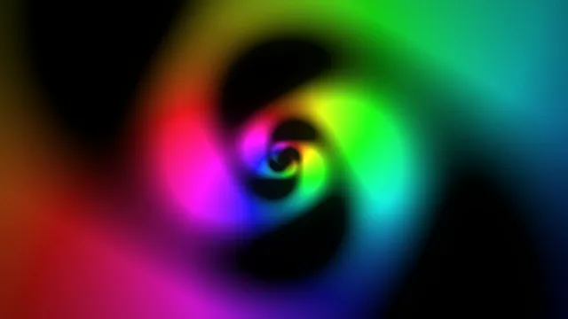 Vibrant 4K colorful spiral vortex motion background loop