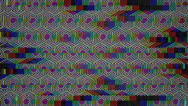 Vibrant neon 3D hexagon pattern 4K UHD motion background loop