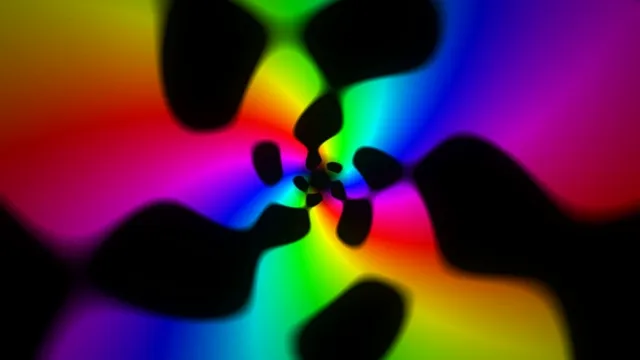 Vibrant Neon Liquid Abstract Flow 4K