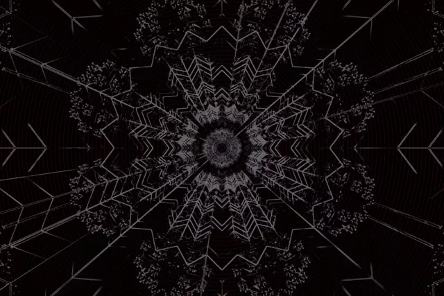 VJ Loop Neon Tunnel Dunkles Fraktal Kaleidoskop 3:2 Surface 60fps Bildschirmschoner