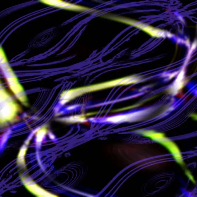 VJ Loop Neon Tunnel | Pulsating Light Streaks 1:1 Square 60fps Screensaver
