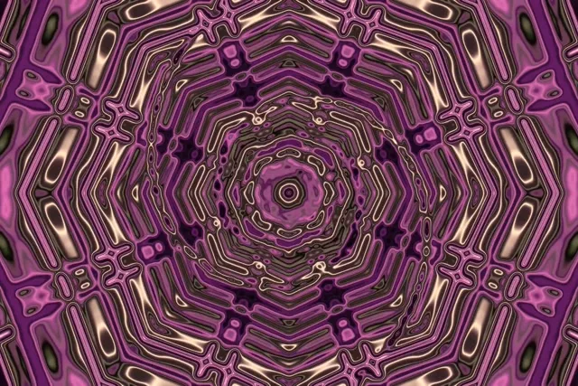 Vj loop Neon Tunnel Lilla Fraktal Kaleidoskop 3:2 surface 60fps skjermbeskytter