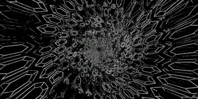 Túnel Neón Cristal Branco Protector de Pantalla 2:1 Univisium 60fps VJ Loop