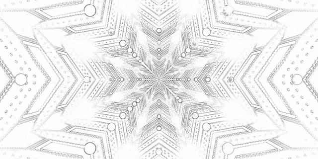 Túnel Neón Fractal Branco Protector de Pantalla 2:1 Univisium 60fps VJ Loop protector de pantalla pc