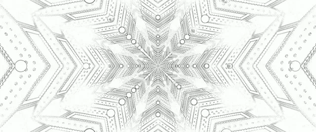 تونل نئون هندسی سفید محافظ صفحه 60fps 2.39:1 Cinemascope VJLoops