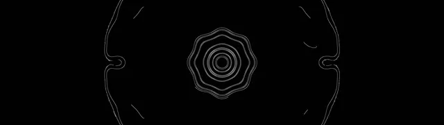 Weißer Neon Tunnel Bildschirmschoner 32:9 Super Ultrawide 60fps VJ Loop PC Laptop