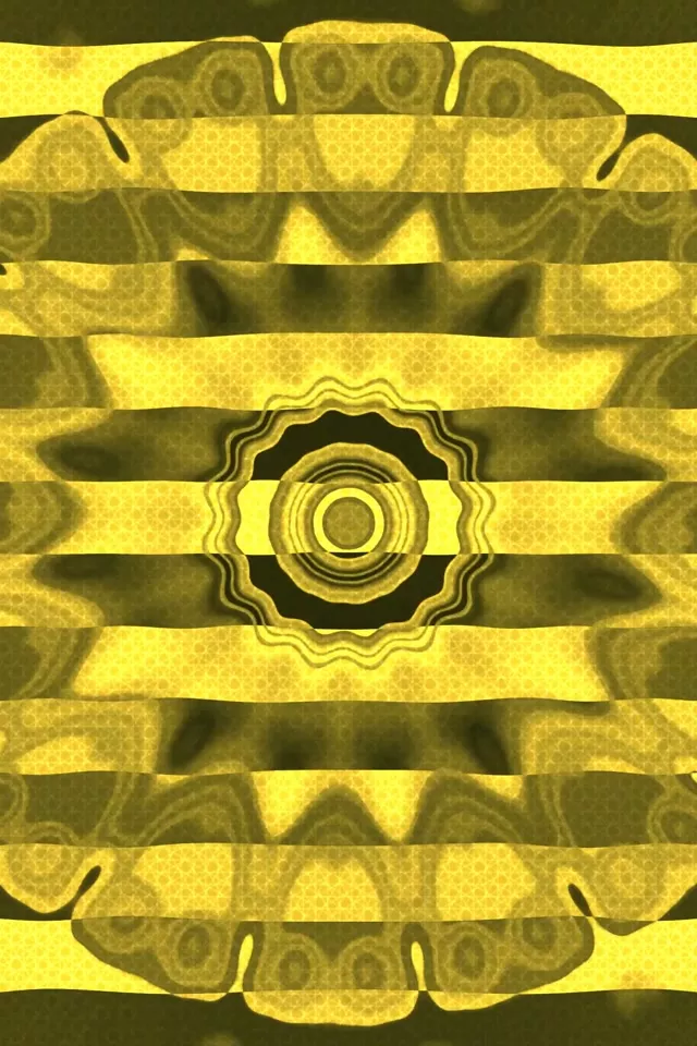 Túnel de Neó Vòrtex Explosió Estelar Groga 2:3 Foto Retrat 60fps Protector de Pantalla Vj Loop