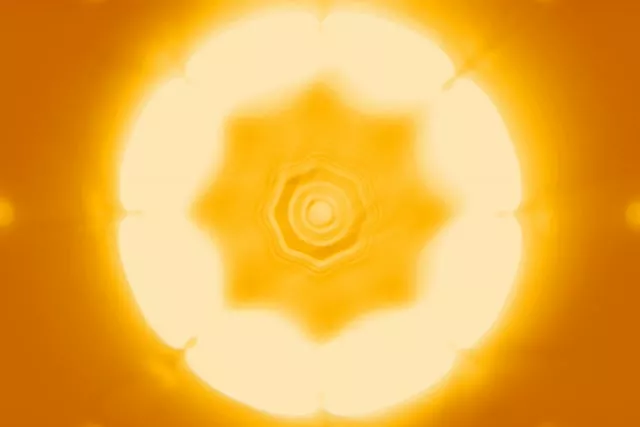 Yellow Spiraling Vortex Neon Tunnel VJ Loop 60fps 3:2 Screensaver