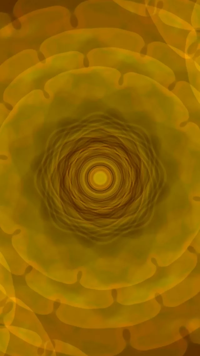 Yellow Spiraling Vortex מנהרת ניאון VJLoops 9:16 Reels 60fps Screensaver
