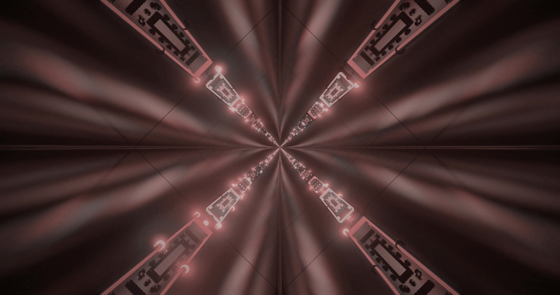 Tunnel Neon Rosso Screensaver 4k UHD 60fps VJ Loop PC Laptop