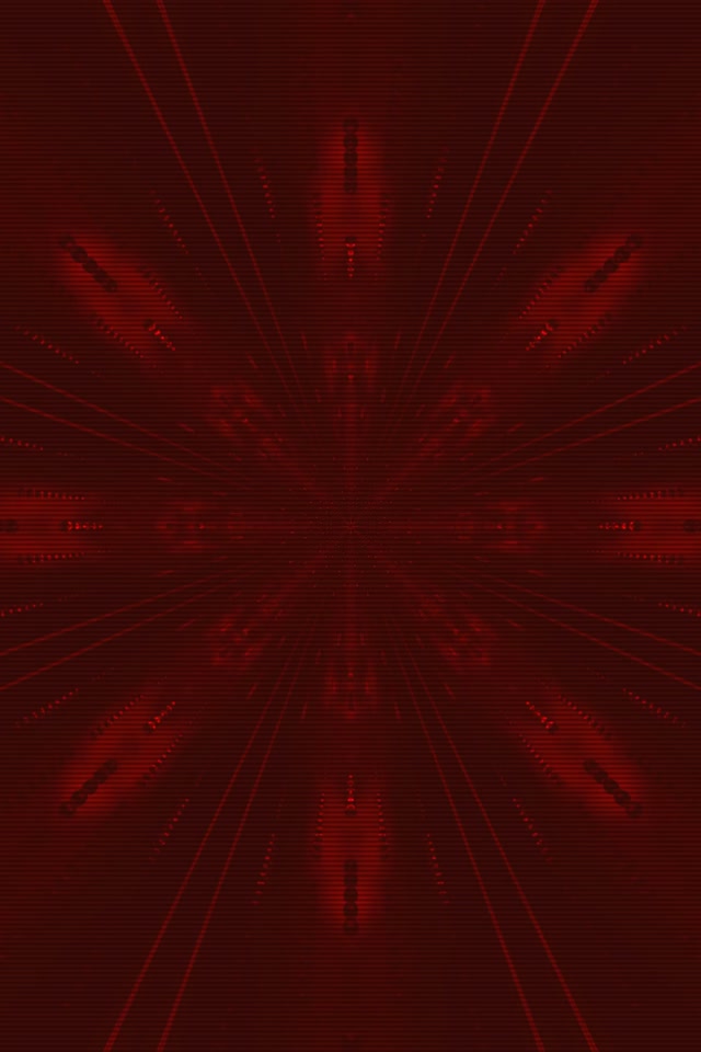 Red Neon Tunnel Star Burst VJ Loop 2:3 Photo Portrait 60fps Screensaver