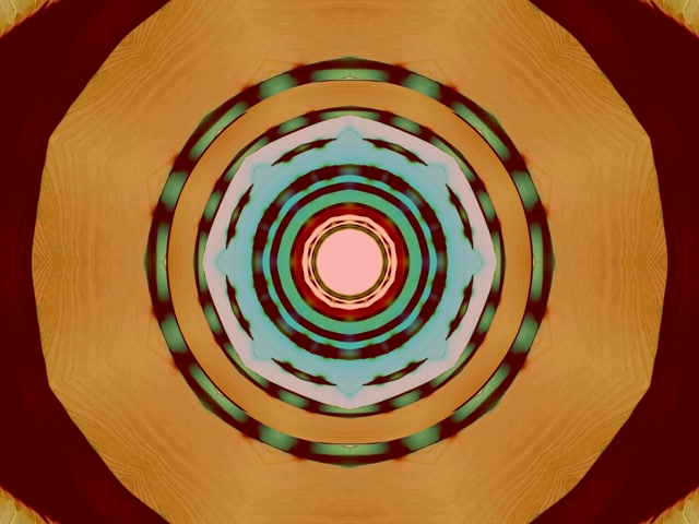 Neon Tunnel Concentric Circle Vortex 4:3 Classic 60fps Screensaver Vj Loop