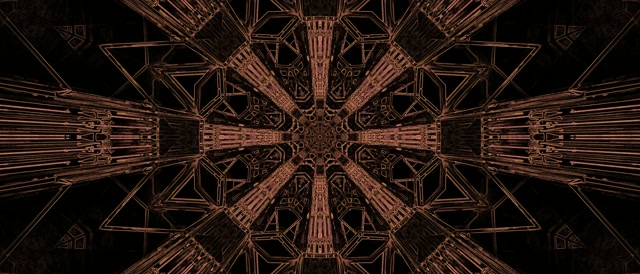 Neon Tunnel Fractal Kaleidoscope Burst 21:9 Ultrawide 60fps Screensaver Vj Loop