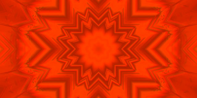 Red Star Burst Neon Tunnel VJ Loop 2:1 Univisium 60fps Screensaver