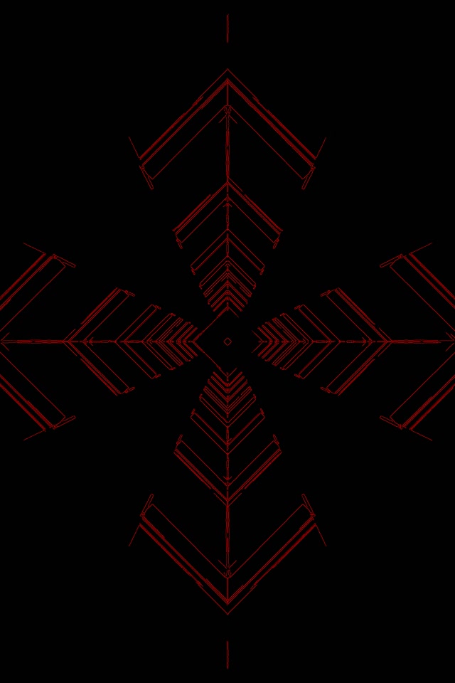 Tunnel Neon Freccia Rossa 2:3 Photo Portrait 60fps Screensaver VJLoops