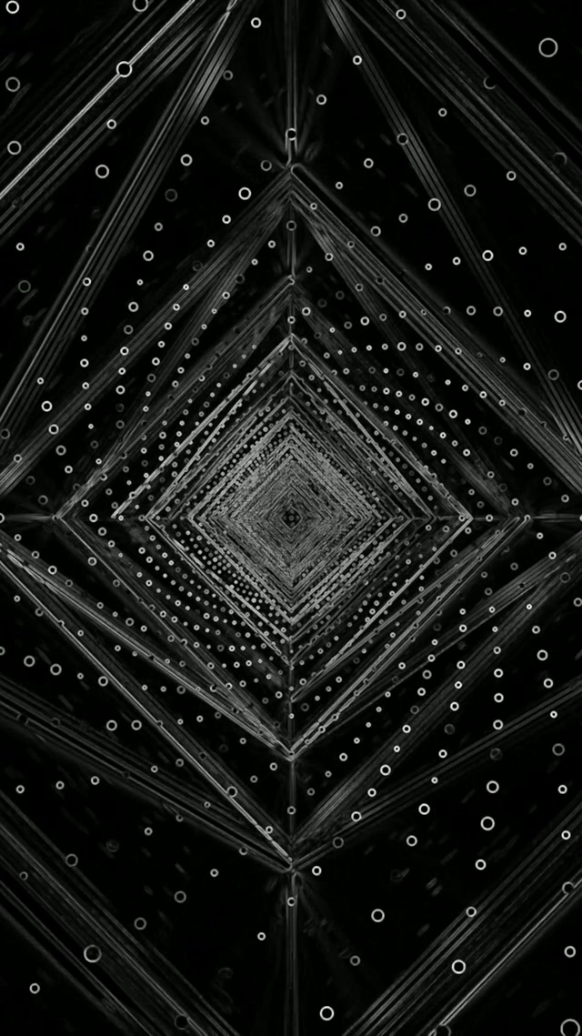 Tunnel al Neon Scuro Loop 60fps 9:16 Reels Screensaver PC VJ Loop