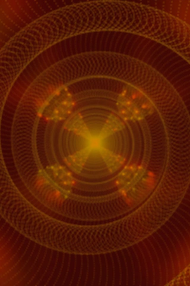 Tunnel Neon Spirale Orbe Dorato 2:3 Foto Verticale 60fps Screensaver VJ Loop