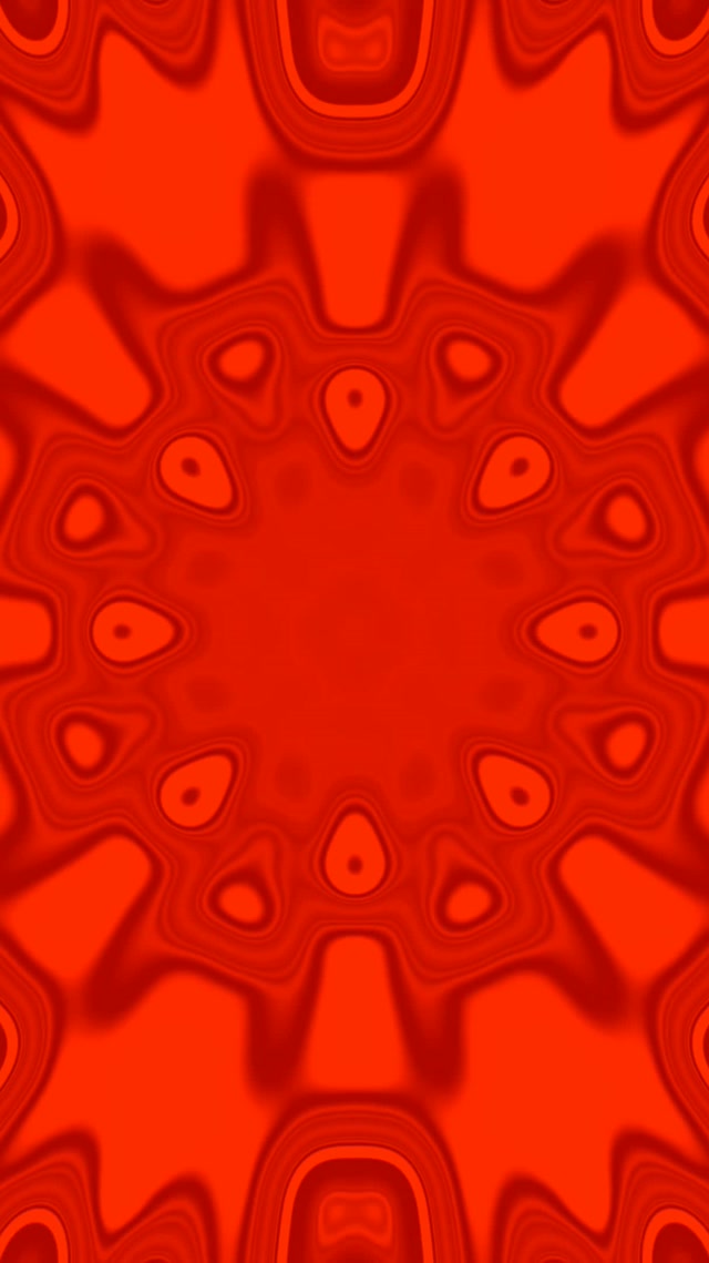Tunnel Neon Rosso Fluido Mandala Vj Loop 9:16 Reels 60fps Screensaver