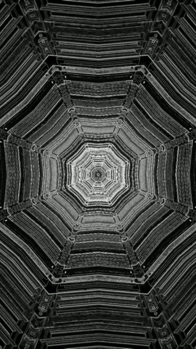 Tunnel Neon Vortice Ottagono VJ Loop 9:16 Reels 60fps Screensaver