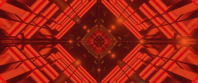 Tunnel Neon Rosso Diamante Vortice 2.39:1 Cinemascope 60fps Screensaver VjLoops
