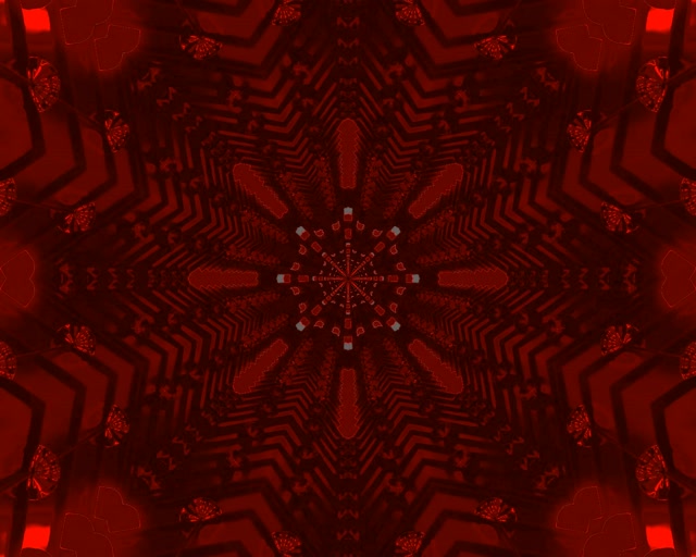 Frattale Rosso Caleidoscopio Tunnel Neon 5:4 industrial 60fps Screensaver Vj loop