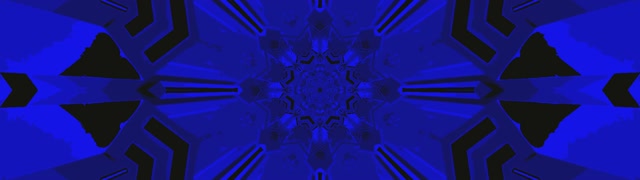 Tunnel Neon Blu Caleidoscopio 32:9 Super Ultrawide 60fps Screensaver Vj Loop
