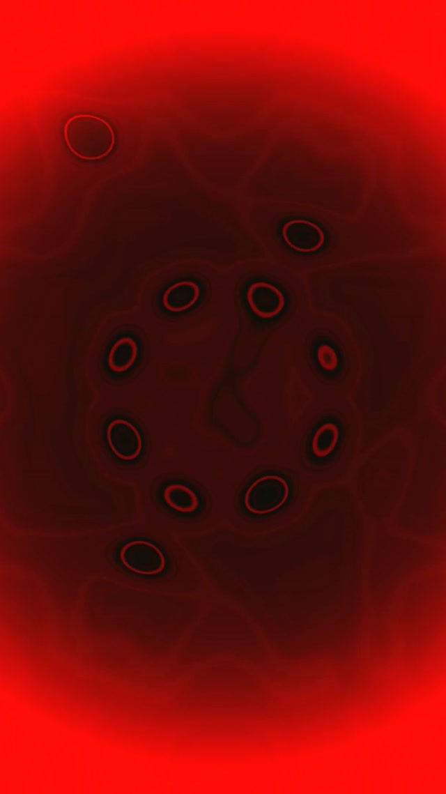 Tunnel Neon Rosso Nero Vortice Mandala Vj Loop 9:16 Reels 60fps Screensaver