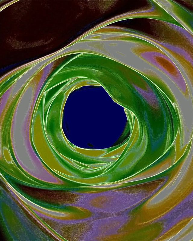 Salvaschermo tunnel neon vortice verde spirale 4:5 instagram 60fps VJLoops windows 11