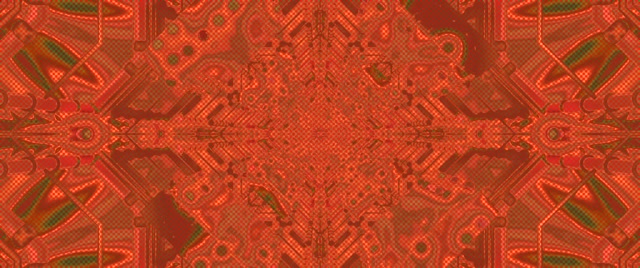 Caleidoscopio Rosso Specchiato Tunnel Neon VJ Loop 2.39:1 Cinemascope 60fps Screensaver