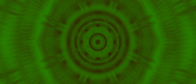 Tunnel Neon Pulsazione Radiale Verde VJ Loop 21:9 Ultrawide 60fps Screensaver