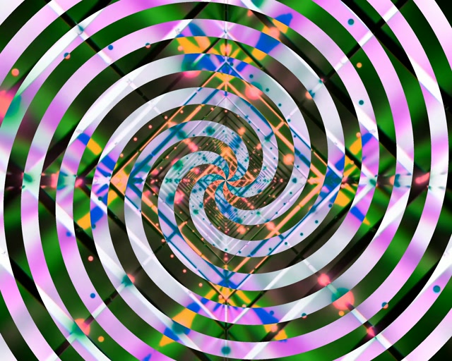 Tunnel Neon Vortice Spirale 5:4 industriale 60fps Screensaver VJLoops