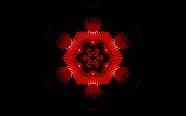 Esagono Frattale Tunnel Neon VJ Loop 16:10 MacBook 60fps Screensaver