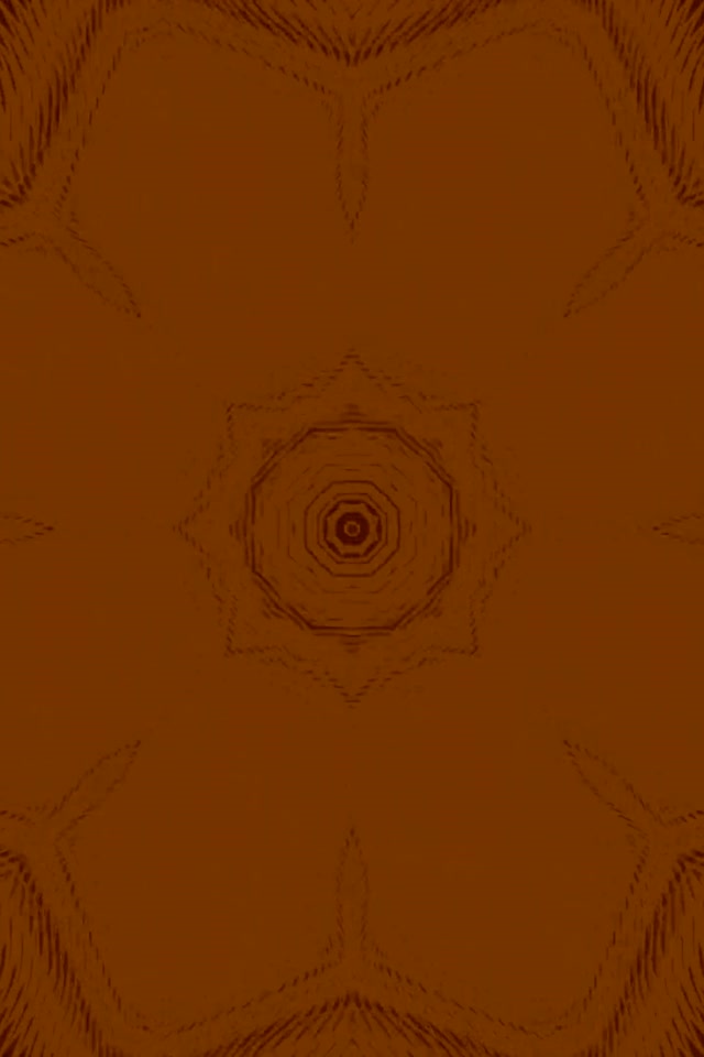 Tunnel Neon Stella Mandala Marrone 2:3 Ritratto Foto 60fps Screensaver VJLoops