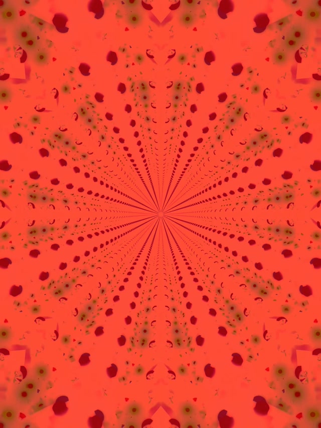 Red Diamond Vortex Neon Tunnel 3:4 iPad Portrait 60fps VJ Loop Screensaver