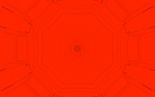 Red Neon Tunnel Octagon Vortex 16:10 MacBook 60fps Screensaver VJ Loop